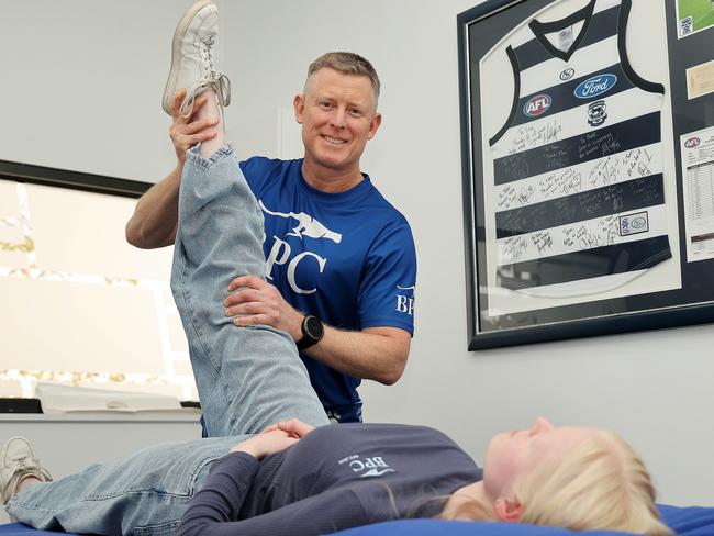 Travis McCombe of Belmont Physiotherapy Centre has been nominated in Geelong's best physio vote. Picture: Alison Wynd