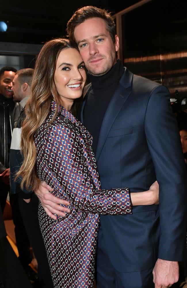 The scandal cost Hammer his marriage to actress Elizabeth Chambers. Picture: Mike Coppola/Getty Images