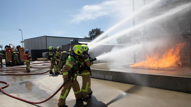 Fire Rescue Victoria gets inundated with applicants when they have a recruitment drive. Picture: FRV Fire Rescue Victoria