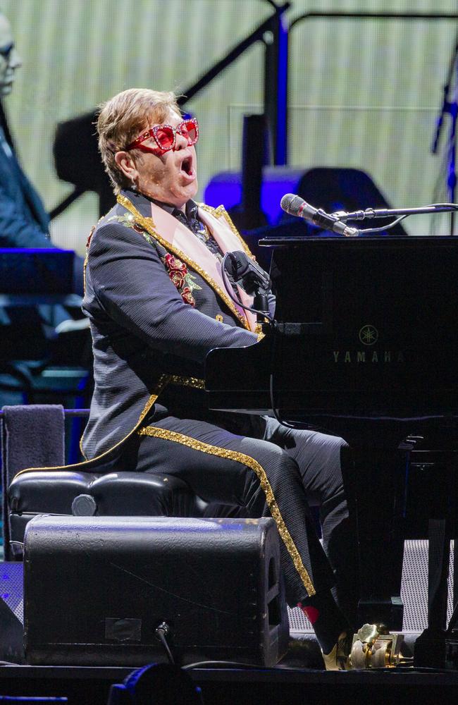 Elton John is touring Australia until March next year. Picture: AAP Image/Tony McDonough