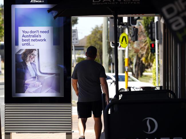 Telstra will battle it out in the Federal Court over its right to install the newly designed — and much bigger — public phone booths. Picture: Sam Ruttyn