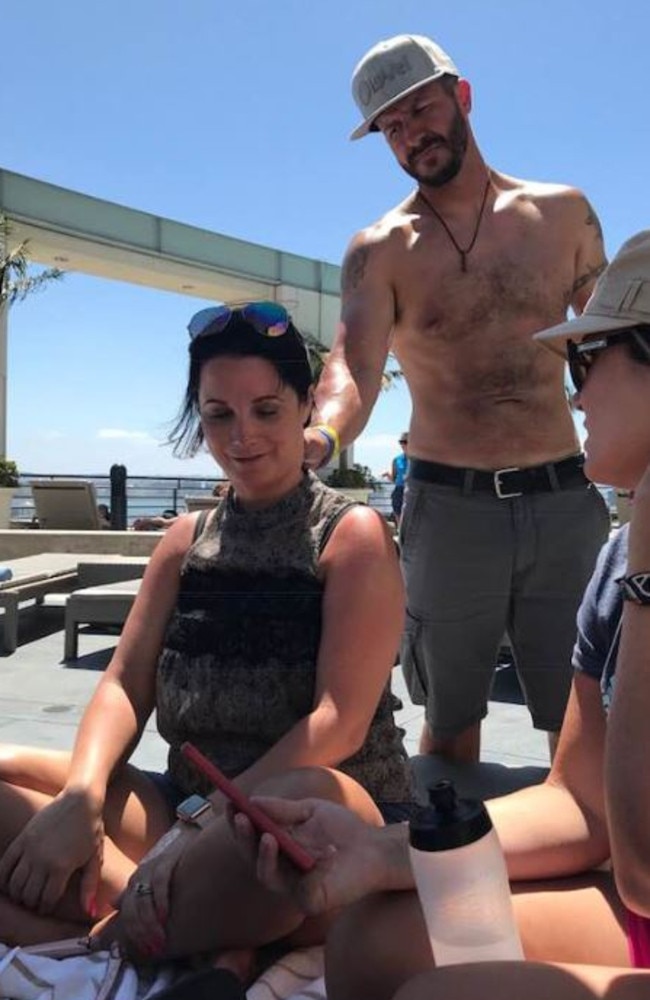 Shanann Watts called her husband Chris (centre) her ‘rock’ on social media but privately feared he was having an affair, friends say. Picture: Facebook