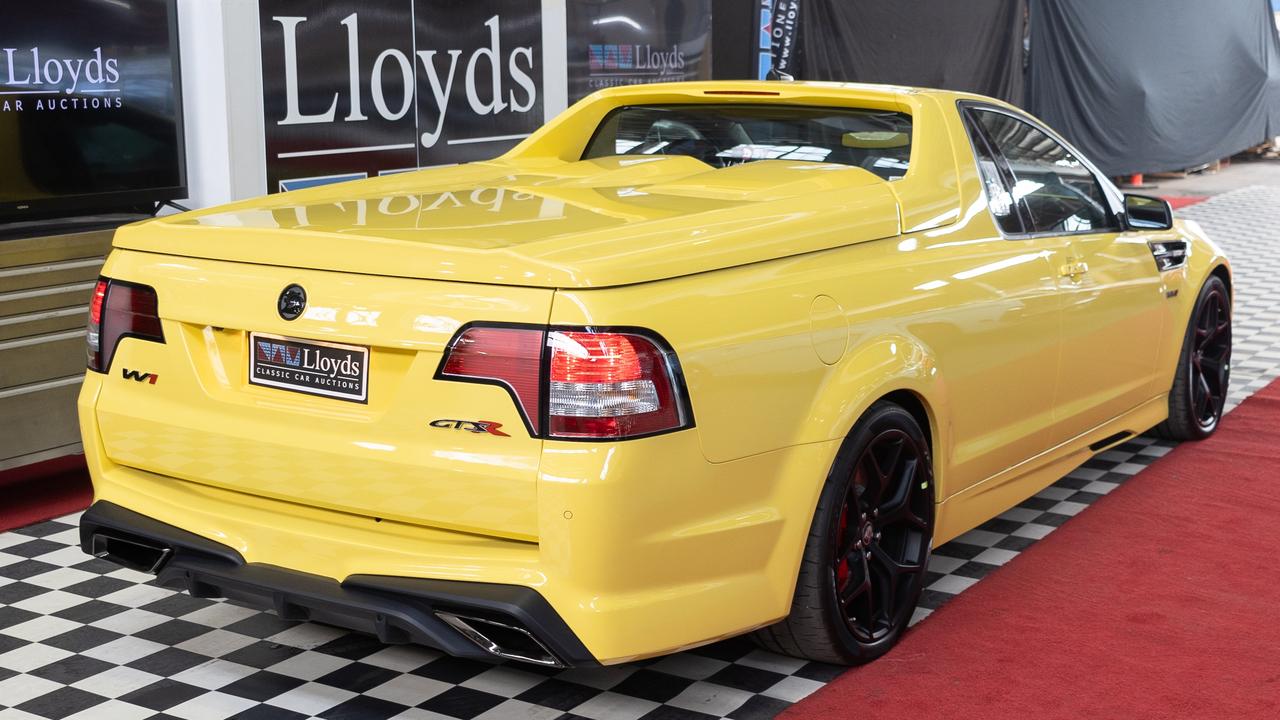 $1.25m was not enough to secure the only yellow example of HSV’s Maloo W1 ute.