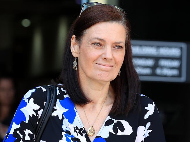 Tamborine Mountain High School defamation case decision being handed down in Southport Court. Tracey Brose leaves court after the verdict. Pics Adam Head