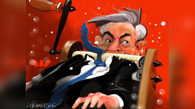 Westpac chief Brian Hartzer. Illustration: Eric Lobbecke