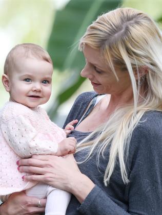 Riley Scott and mum Sarah. Photo: Ric Frearson