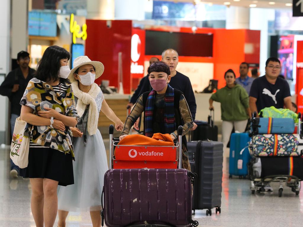 Australia imposed Covid restrictions on arrivals from China this week. Picture: Gaye Gerard/NCA NewsWire