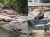 Watch as beloved tourist spot disintegrates in landslides