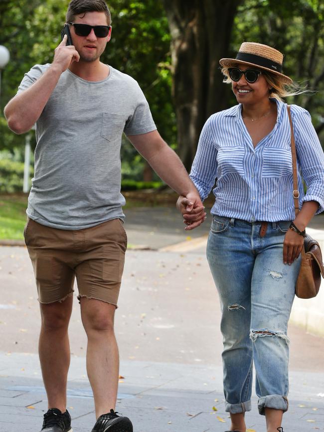 Jessica Mauboy and Themeli Magripilis have been together for 10 years. Picture: Cameron Richardson.