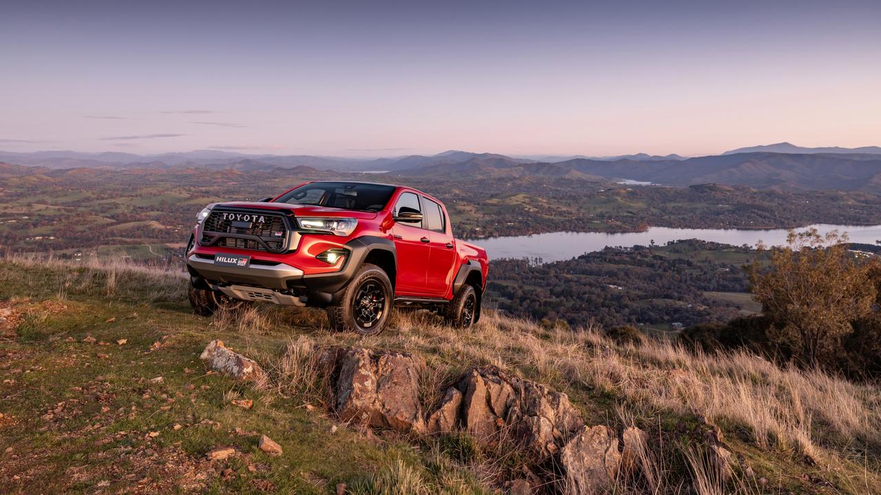 The outgoing Toyota HiLux GR Sport.