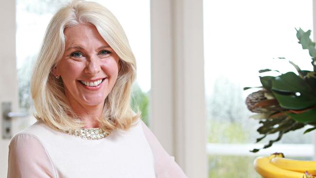 Former news reader Tracey Spicer at her home in Curl Curl. Picture: Adam Yip.