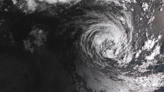 Cyclone Oma is off the coast of Queensland. 