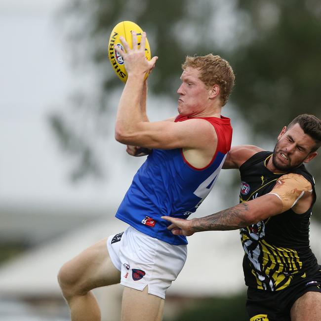 Former Melbourne player Declan Keilty coached Moe to a top-three finish this season. Picture: Michael Klein