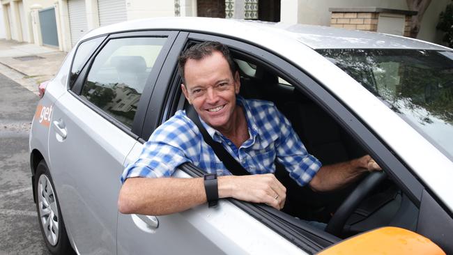 Jason Graham-Nye is one of the growing tribe of eastern suburbs people using GoGet. Picture: Craig Wilson