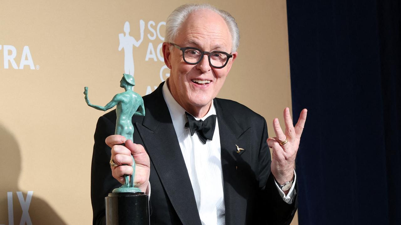 John Lithgow won a Screen Actors Guild award as part of the cast of Conclave. Photo: Amy Sussman/Getty Images/AFP