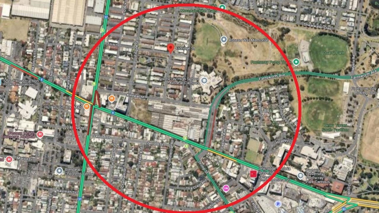 The street in question is located in Eldridge St, Footscray.