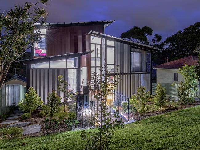 Tin Shed house at Gymea was designed using passive solar and sustainable design principles. Pictures: Architect Ironbark Architecture/Builder Build by Design/The Guthrie Project