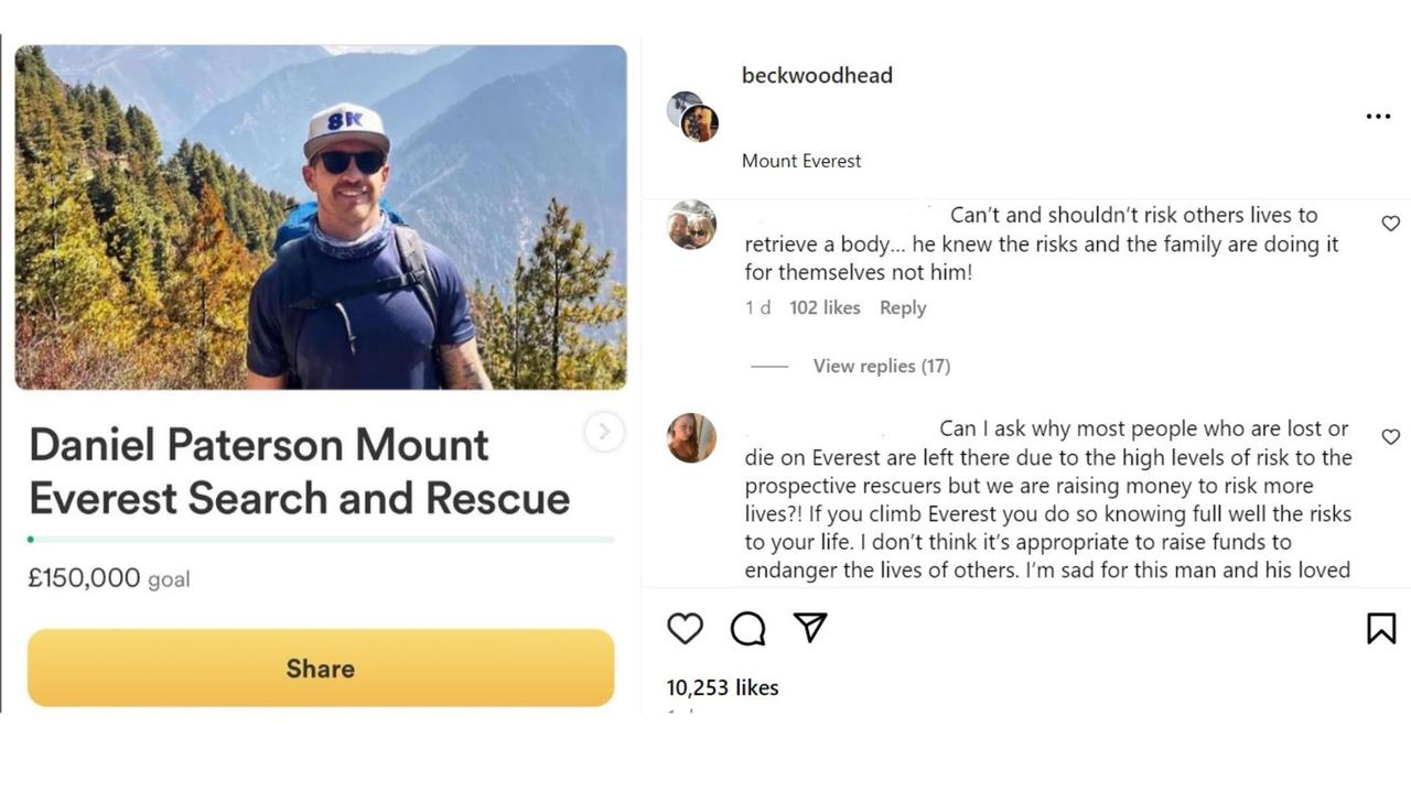 The fundraiser has copped backlash on social media.