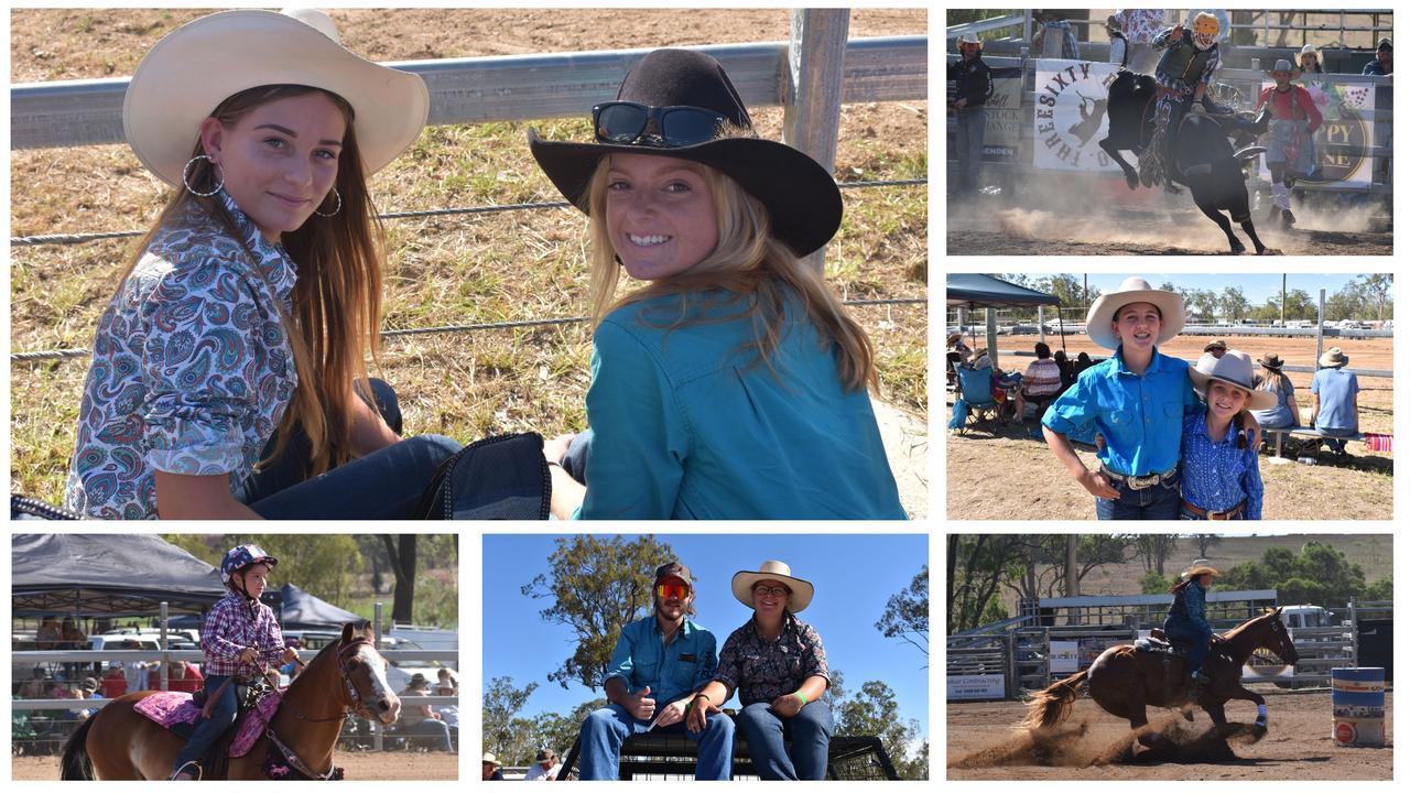 ​BULL riders and barrel racers of all ages competed today at the Dallarnil Rodeo ‘Buckle Series Final’, leaving the crowd in awe. Collage: Kristen Camp