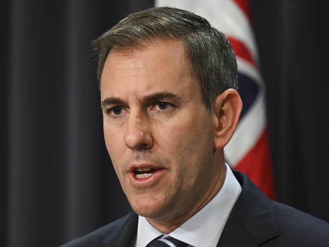 CANBERRA, Australia - NewsWire Photos - September 10, 2024: Federal Treasurer Jim Chalmers holds a press conference at Parliament House in Canberra  discussing the RBA legislation.Picture: NewsWire / Martin Ollman