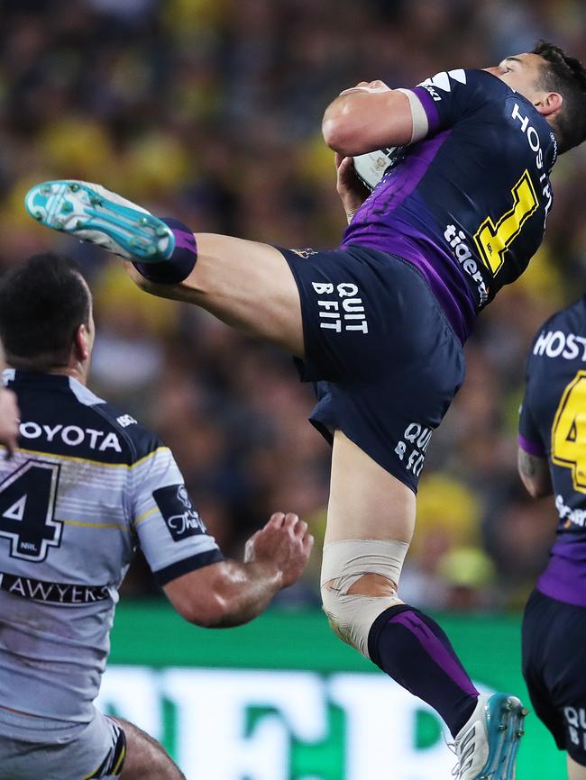 Slater bags a bomb in Storm’s grand final triumph. (Phil Hillyard)