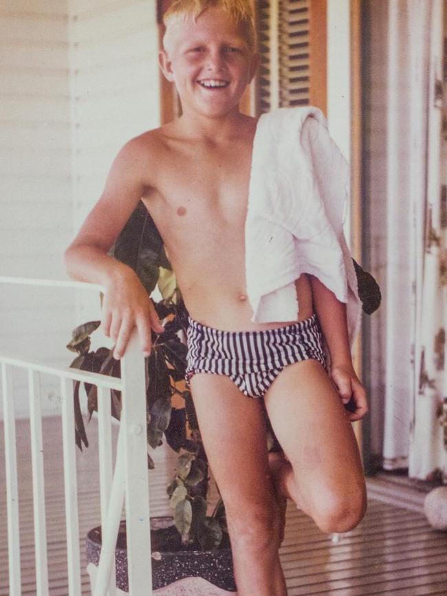 Instagram photo: Greg Norman posts a picture of himself as a child in Townsville.