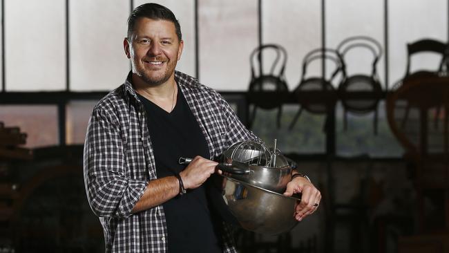 Fieldel in his new Botany kitchen. Picture: John Appleyard