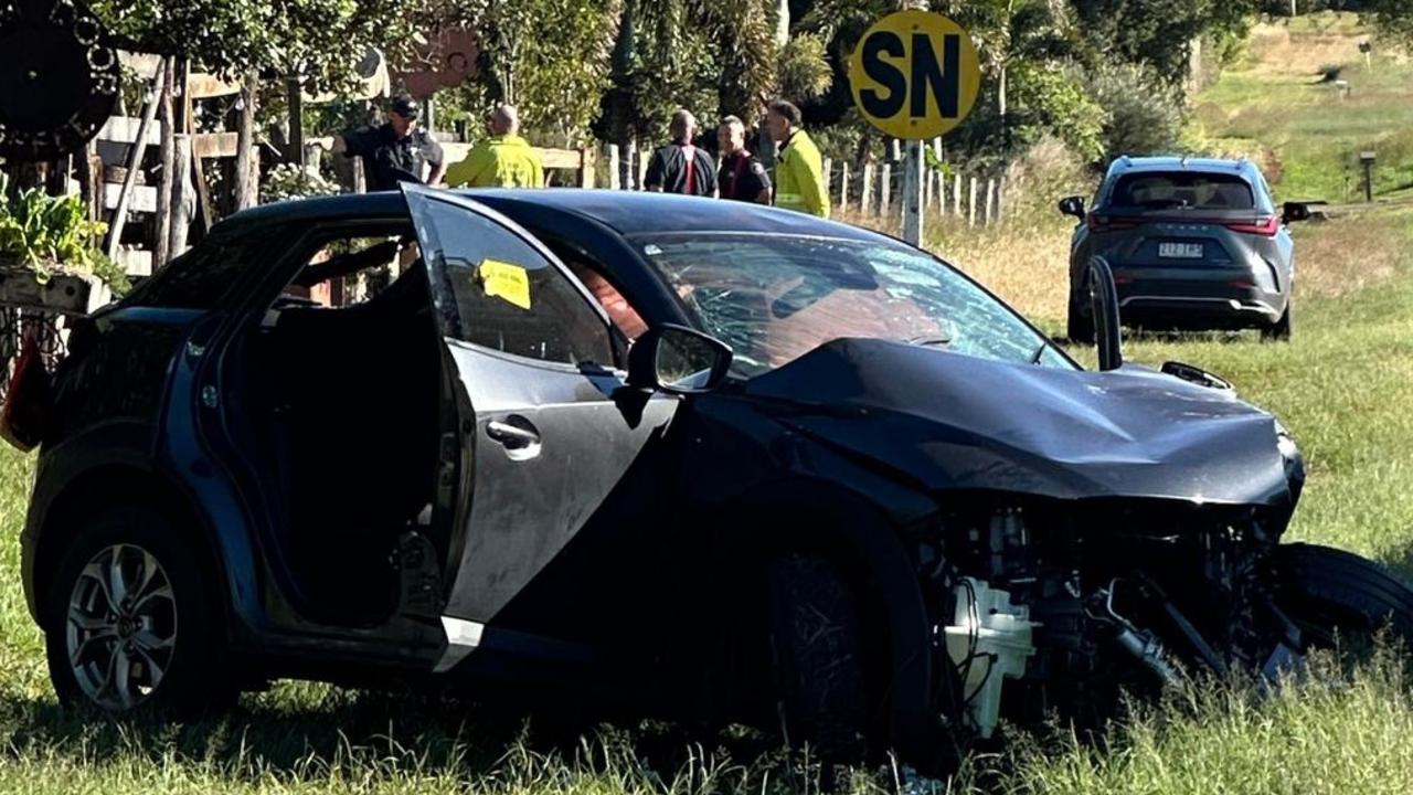 One person is in a serious condition and two others being treated by paramedics following a shocking head-on crash only a few kilometres outside the Bundaberg city centre.