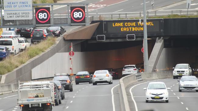 Two juvenile females were arrested for alleged graffiti damage in the Lane Cove Tunnel.