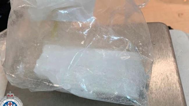 Drugs found during the dramatic arrest. Picture: NSW Police