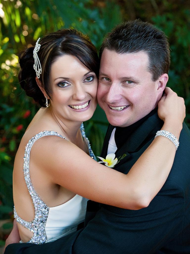 Brett and Susan Forte on their wedding day.