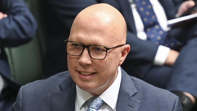 CANBERRA, Australia, NewsWire Photos. May 15, 2024: Leader of the Opposition Peter Dutton during Question Time at Parliament House in Canberra. Picture: NCA NewsWire / Martin Ollman