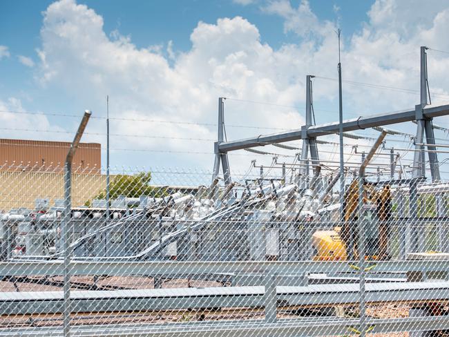 Power stations, like this one on Channel Island, will be relied upon less under a new green energy plan. Picture: Che Chorley