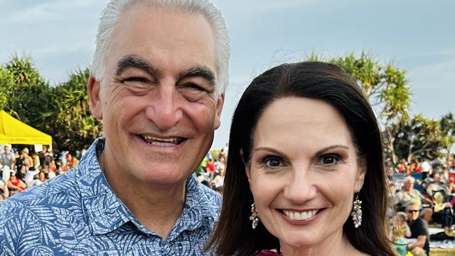 Cr Joe Natoli and Rosanna Natoli are both running for Sunshine Coast Council at the 2024 local government election in March.