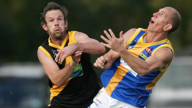 Luke Beattie during his playing days at Kyneton.