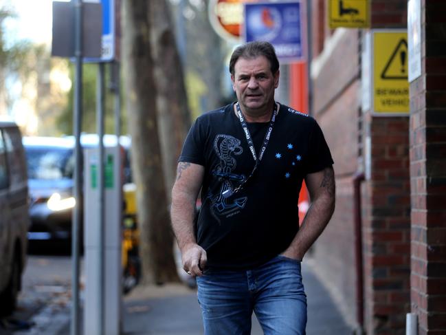 12/06/2019 CFMEU Victorian Secretary John Setka arrives at ACTU in Melbourne to meet with ACTU Secretary Sally McManus.Picture: David Geraghty / The Australian.