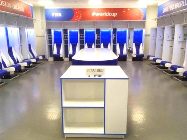 Japan’s World Cup dressing room.