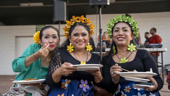 Territorians enjoying a Red Cross event in Darwin, June 2024. Picture: Pema Tamang Pakhrin