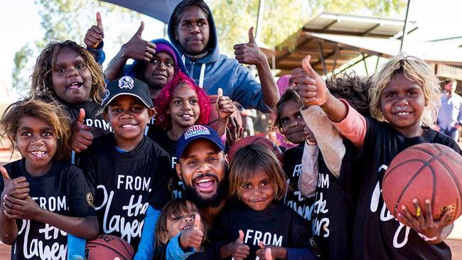 NBA basketballer Patty Mills does a remarkable amount of charity work, particularly with Indigenous kids chasing a dream in basketball.