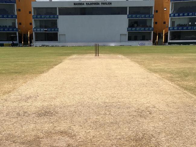 Galle cricket ground pitch doctoring in Sri Lanka.