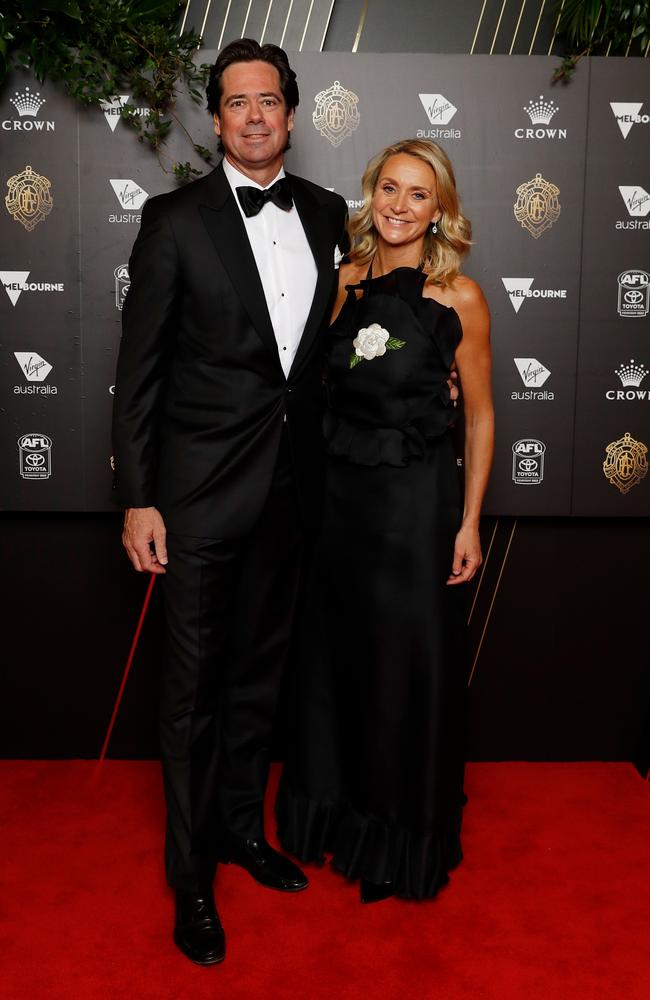 AFL boss Gillon McLachlan and wife Laura.