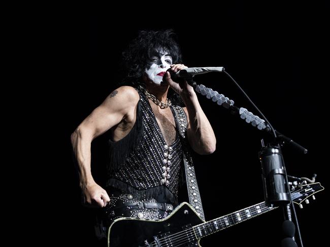 KISS play the first of two nights at Sydney’s Qudos Bank Arena. Picture: Monique Harmer