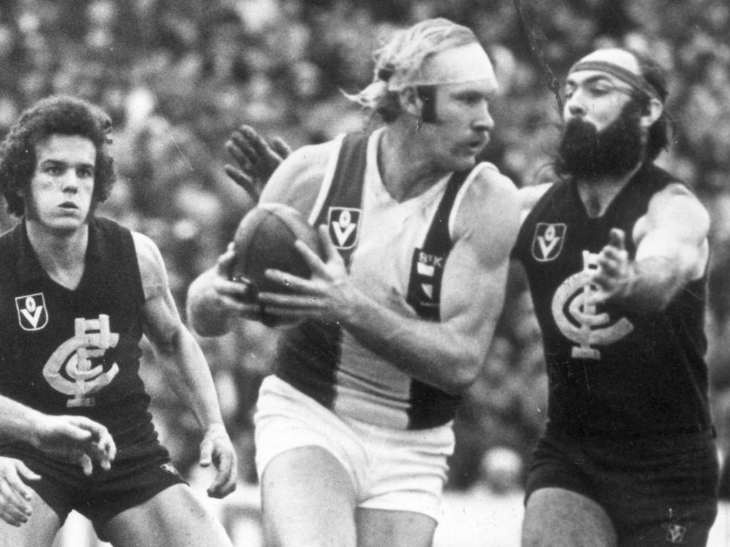Former teammates liken John Bourke to tough enforcers <span>Carl Ditterich (pictured) and Jeff Sarau; even the mighty Tony Lockett. Picture: News Corp Australia</span>