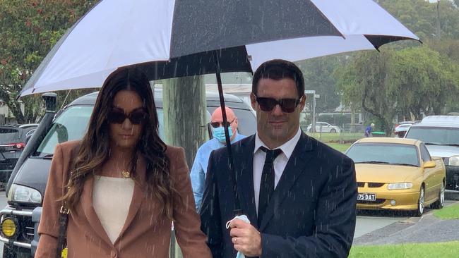 Michael Gordon arrives at Tweed Heads Courthouse on November 25, 2021, on supply charges.