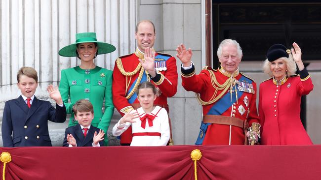 The slimmed down royal family. Picture: Chris Jackson/Getty Images