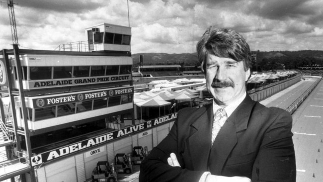 Adelaide Grand Prix executive director Dr Mal Hemmerling 25 Oct 1989.