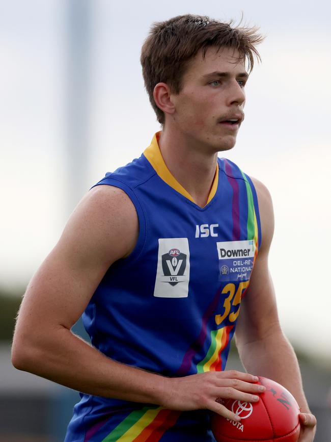 Charlie Dean won the Fothergill-Round-Mitchell Medal as the best young player in the VFL. Picture: Jonathan DiMaggio/AFL Photos