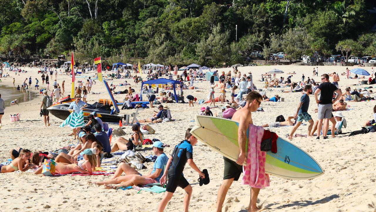 Places like Noosa in Queensland could see an influx of domestic tourists. Picture: Lachie Millard