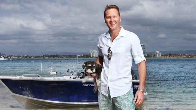 Nine news weather presenter Luke Bradnam. Picture: Luke Marsden.