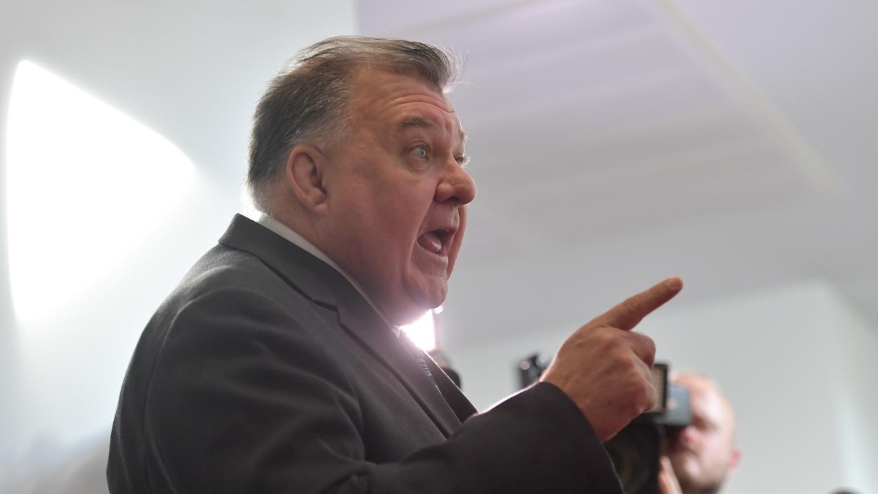 Craig Kelly in the halls of the press gallery this morning.